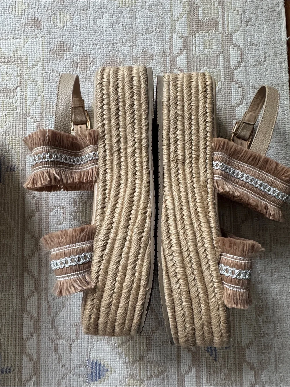 Anthropologie Kaanas Fiji Platform Sandals Size 8